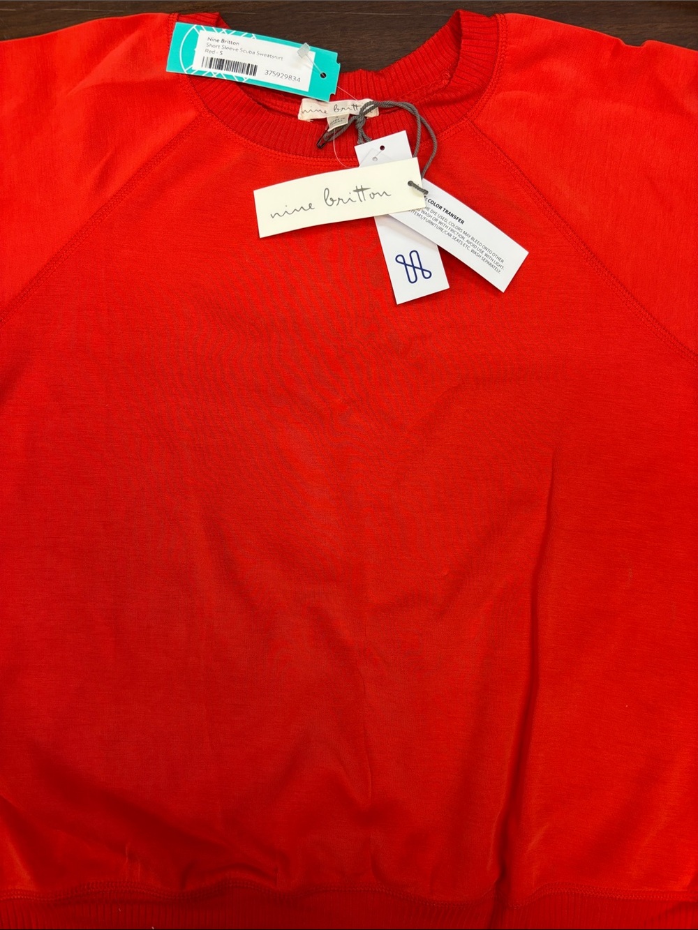 nine britton Men's Crewneck Sweater - Bright Red